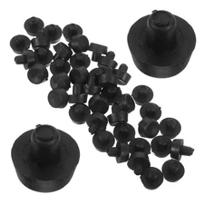 40 Pcs Chair Leg Anti- Covers Cabinet Door Bumpers with Stem