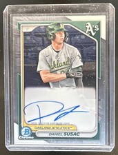 2024 Bowman Daniel Susac Chrome Prospect Auto #CPA-DS Athletics