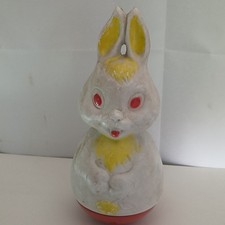 Bunny Selco Toy Roly Poly Fun Chiming Weeble Movement 1950-60’s Vintage 
