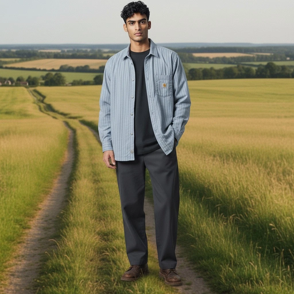 Chambray Regular Size Coats, Jackets & Vests for Men for Sale