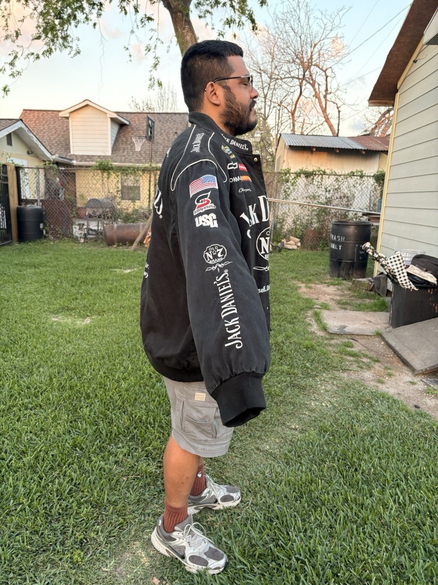 VTG Jack Daniels NASCAR Jacket Mens 6XL Chase Authentics Racing