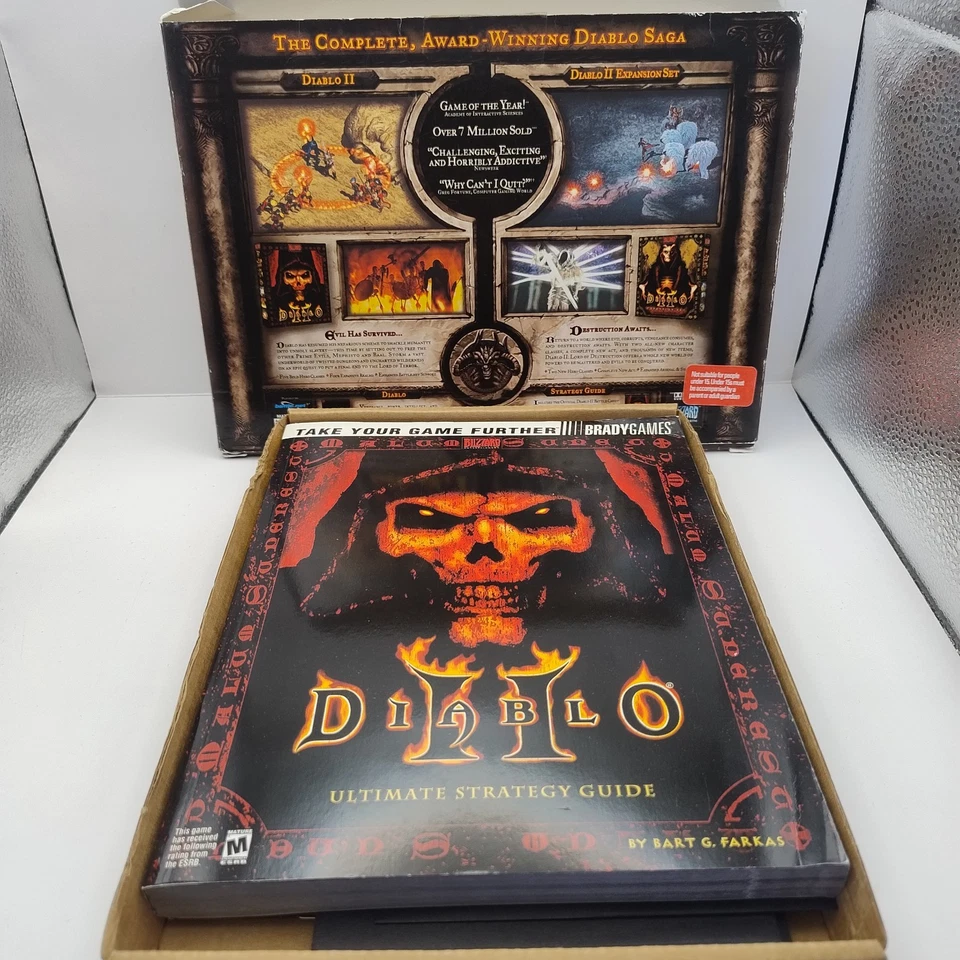 Diablo: Battle Chest PC Game Boxed Expansion Set Strategy Guide Vintage PC 2001 - Image 3 of 4