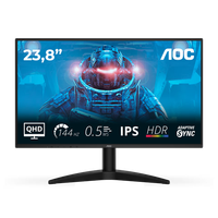 Aoc Q24B36X 24 Zoll - Qhd Gaming Monitor Ips Panel, Qhd, 144 Hz, 4 Ms, HDR10, Hd