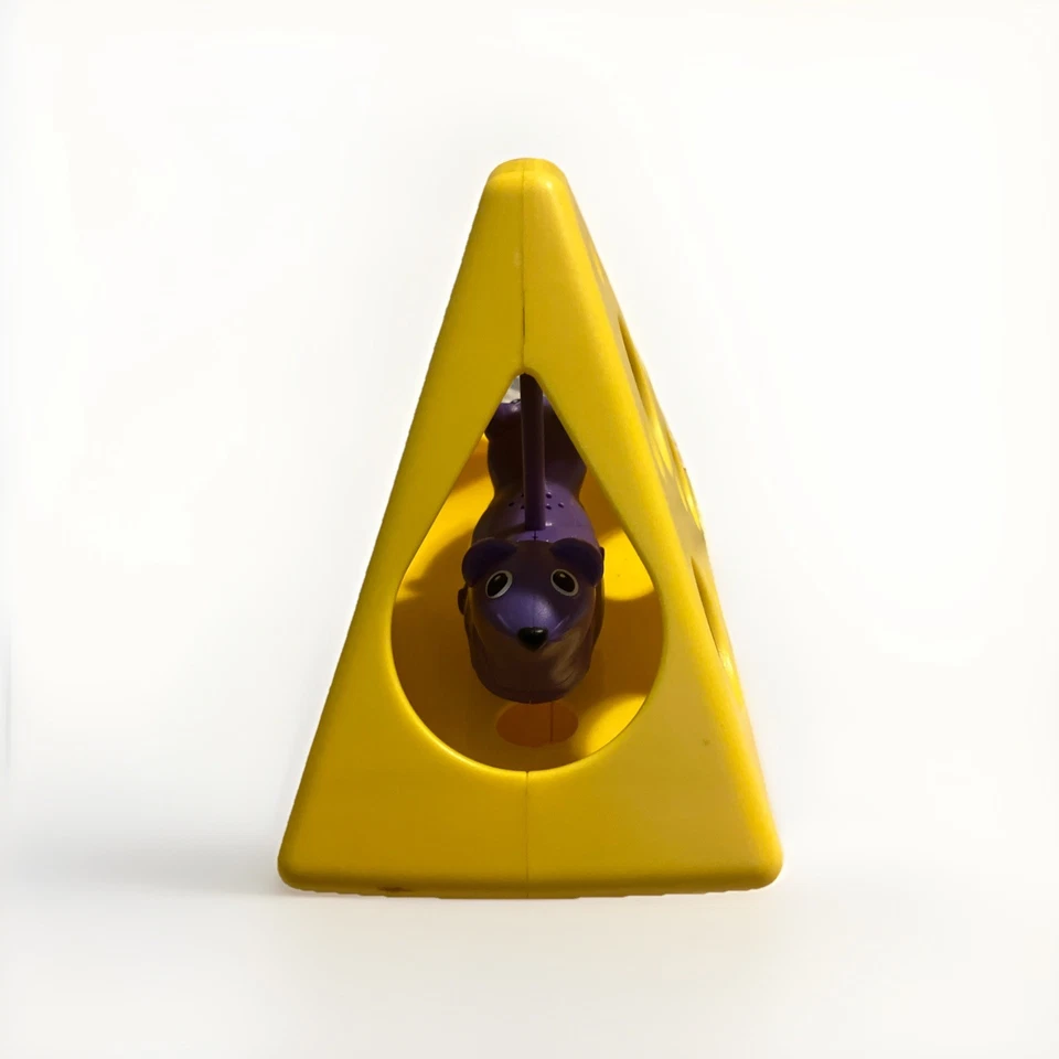 Kong Rewards Rocker Bat a Bout Ratón y Queso Actividad Gato Gatito Golosina Juguete 6x6" Foto 4 de 4