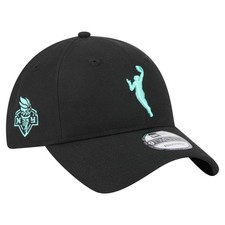 Unisex New Era Black New York Liberty 9TWENTY Adjustable Hat