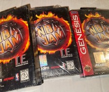 Sega Genesis NBA JAM T.E. Tournament Edition - Brand New Factory Sealed Lot Of 3