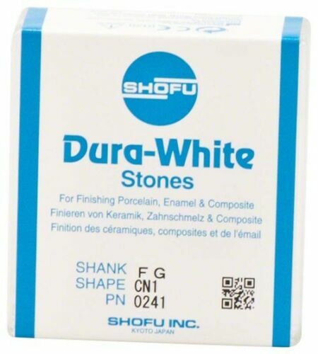 Shofu 0241 Dura-White Pietre Montate Impugnatura Attrito FG Cono - Foto 14