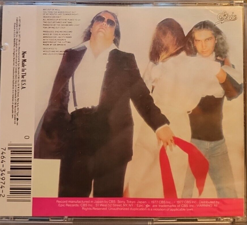 Meat Loaf "Bat Out Of Hell" CD 15 eBay