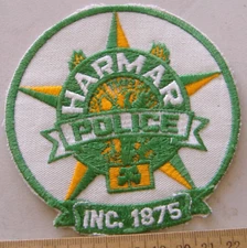 HARMAR  POLICE   ALLEGHENY COUNTY   PENNSYLVANIA   FABRIC PATCH