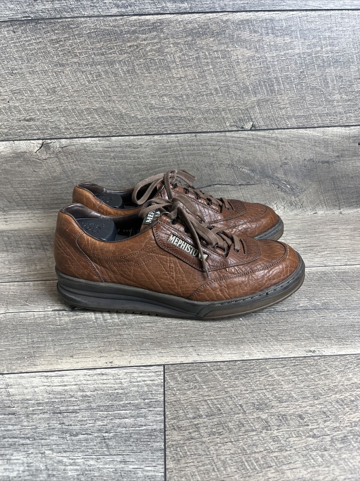 Mephisto Match Walking Comfort Brown Runoff Air-Jet Mens Shoes Size 10 ...