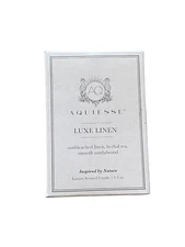 Aquiesse Luxe Linen Luxury Scented Candle Inspired by Nature 1-Wick 6.5 oz New