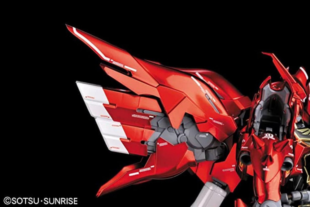 Bandai MG 1/100 MSN-06S Sinanju Ver.Ka titanium finish Red Comet