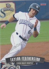 2016 Lehigh Valley IronPigs Taylor Featherston RC Rookie Phillies