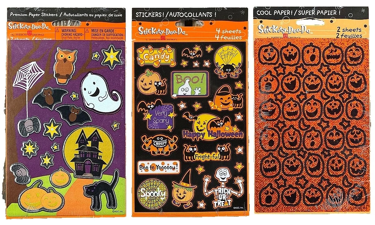 Halloween Pegatinas Scrapbooking holográfica