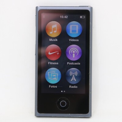 Apple iPod nano 7. Generation Graphit (16GB) MP3 Player / Bluetooth / Händler