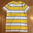 Lot of 3 ABERCROMBIE KIDS Boys L Tee Shirt Stripe T-shirt Moose Logo 100% Cotton — photo 2