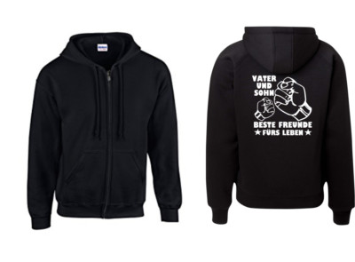 Hoodie - Father and Son - Friends for L (Sayings / Funny / Fun / Fun )