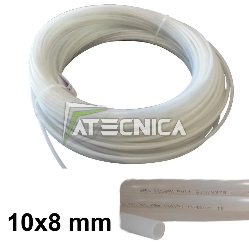 Tubo Rilsan 10x8 8x10 mm calibrato Fiac 690/4 per aria compressa misura richiest