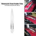 Chrome Front Fender Trim Fit For Harley Softail 1986-2017 Dyna Touring Trike