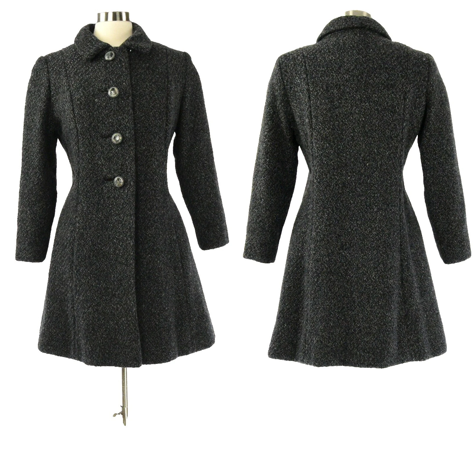 Multi-Color 1950s 100% Wool Vintage Coats, Jackets & Vests for Women
