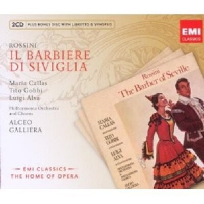 CALLAS/GALLIERA/GOBBI/ALVA ''IL BARBIERE DI SIVIGLIA'' 2 CD + CD-ROM NEU