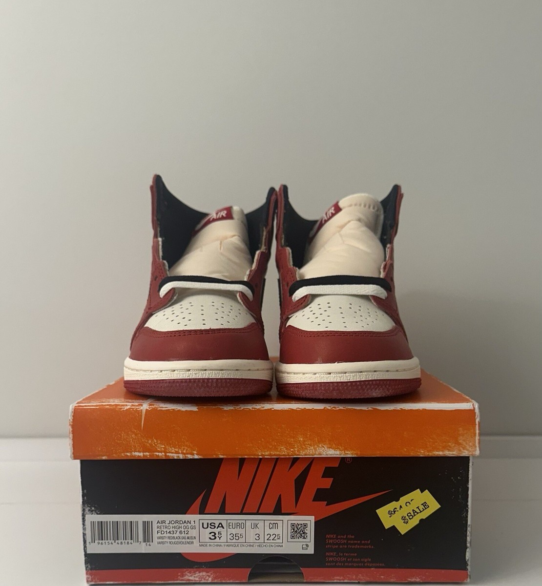 2022 DS Air Jordan 1 Retro High OG Chicago Reimagined Lost 2022 DS Air Jordan 1 Retro High OG Chicago Reimagined Lost