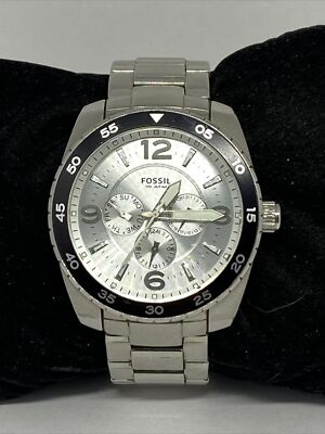 Fossil Chronograph Watch Fossil Stainless Steel Caseback 10 Atm