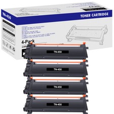 4x TN450 Toner Compatible With Brother HL-2270DW HL-2240 MFC-7360n 7860DW TN 420