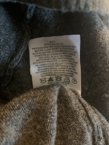 Women’s Tory Burch Gray V-Neck Cardigan Sweater Gold Buttons Pockets Size Small - Picture 11 of 12