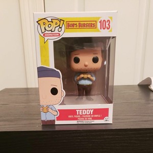 Authentic Teddy Funko Pop #103 | Good Condition. Bob's Burgers | eBay