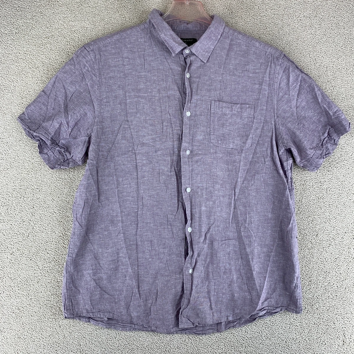 Purple shirt store mens primark