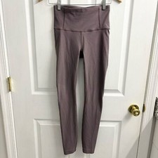 Lululemon Zoned In Leggings Size 6 Light Purple Running Reflective Activewear