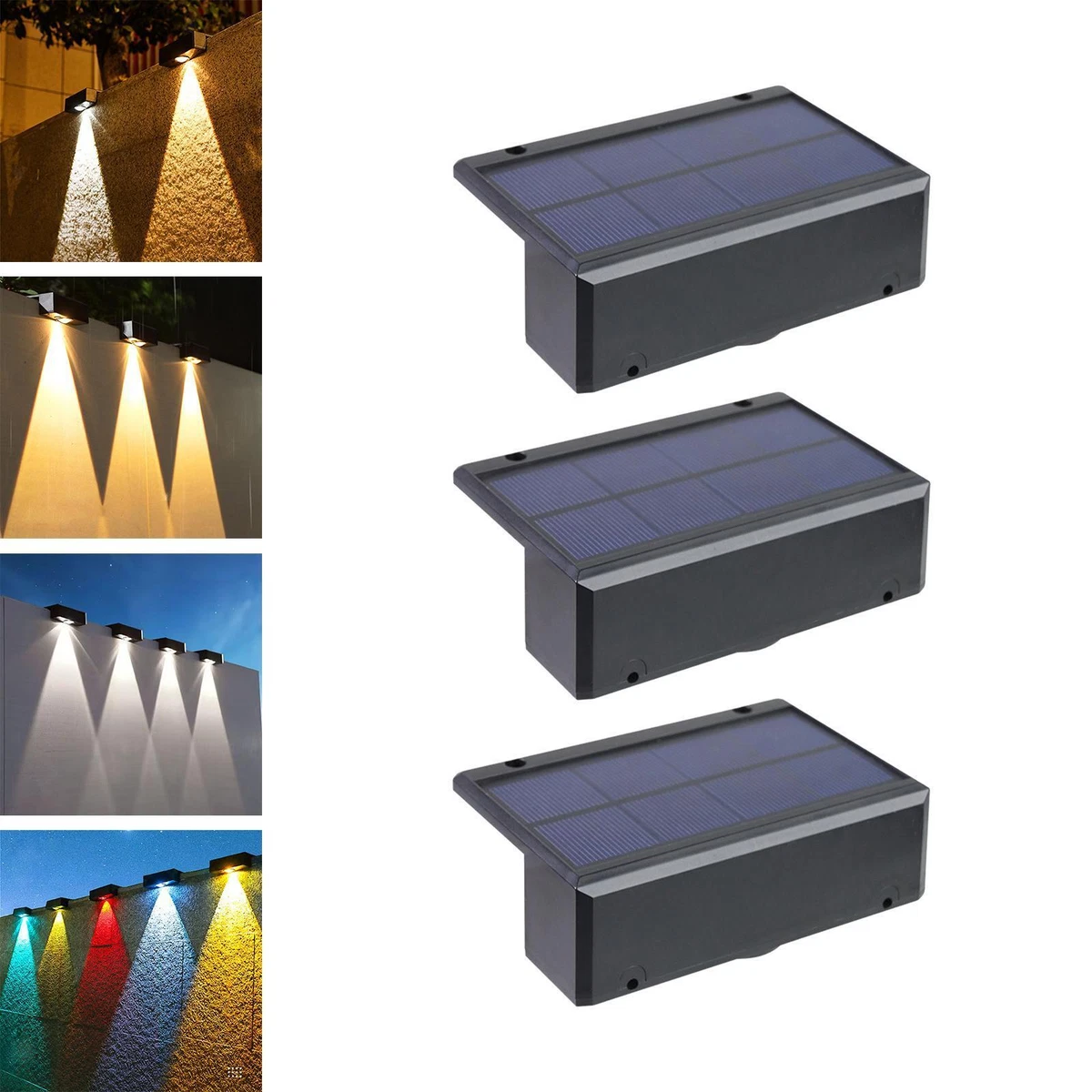 Decorative solar fence lights outlet