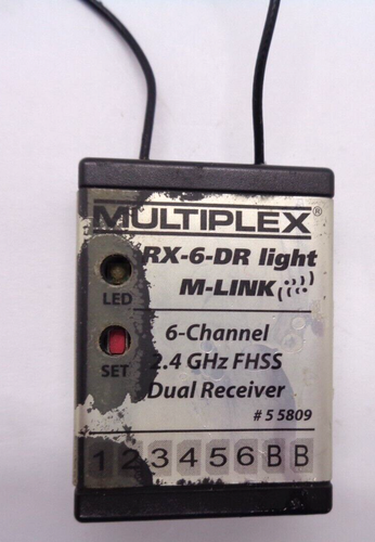 Multiplex Rx-6-DR M-Link 2.4 Ghz Receiver 55809 in good condition - Picture 2 of 3