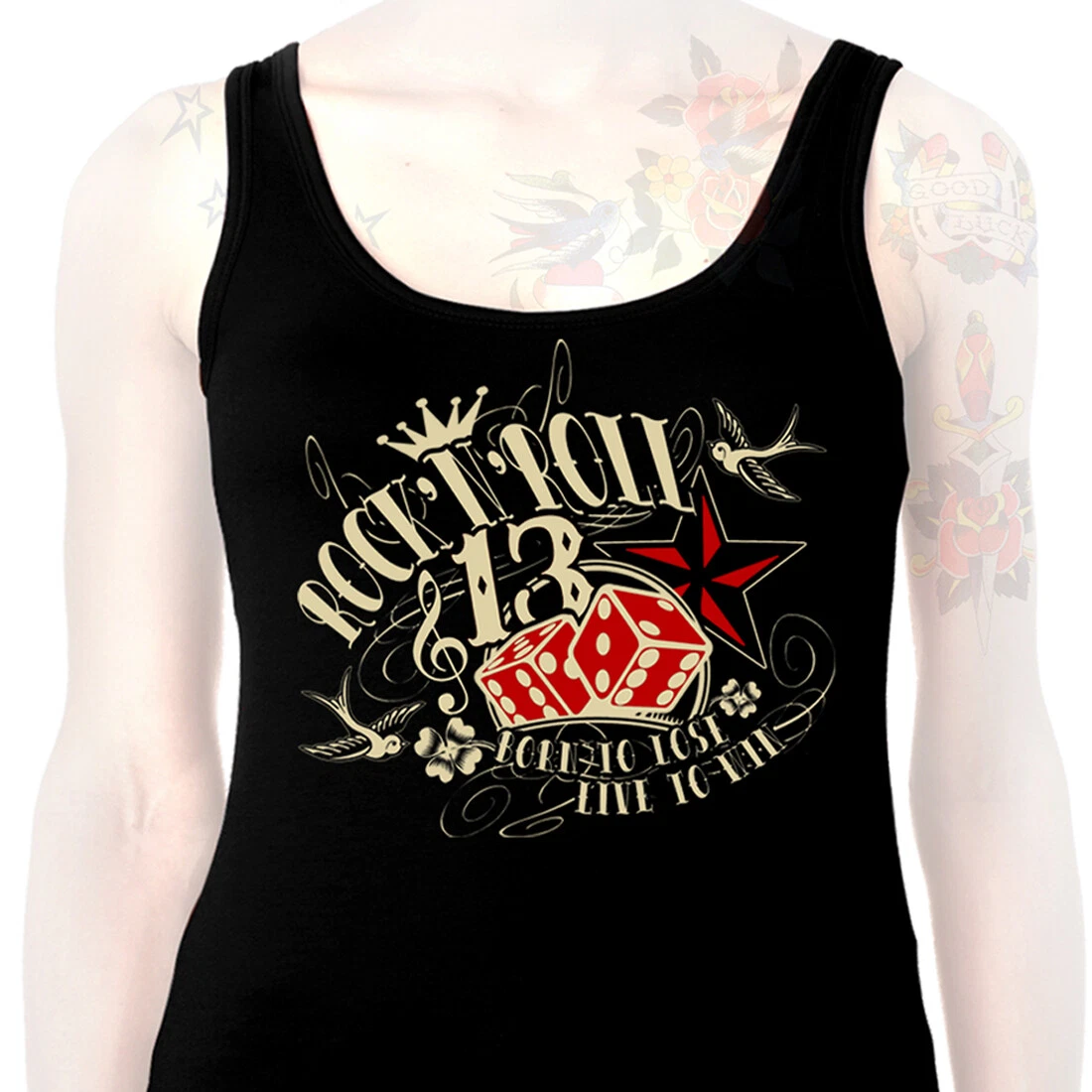 Debardeur femme rock sales