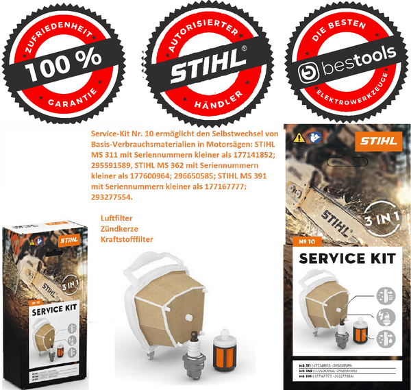 Stihl Service Kit Nr.10 FüR Stihl Ms 311 Ms 362 Ms 391 MS311-362-391⭐⭐⭐⭐-image