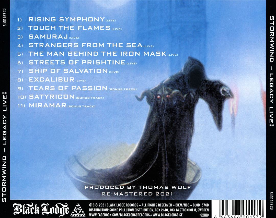 STORMWIND LEGACY [LIVE!] NEW CD