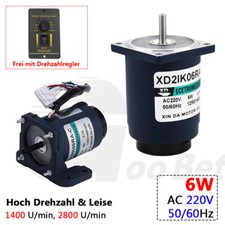 AC 220V 50/60Hz 6W Hoch Drehzahl Leise Wechselstrom Motor 1400RPM 2800RPM Mini