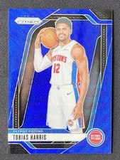 Tobias Harris 2024-25 Panini Prizm Blue Wave Base /125 #178