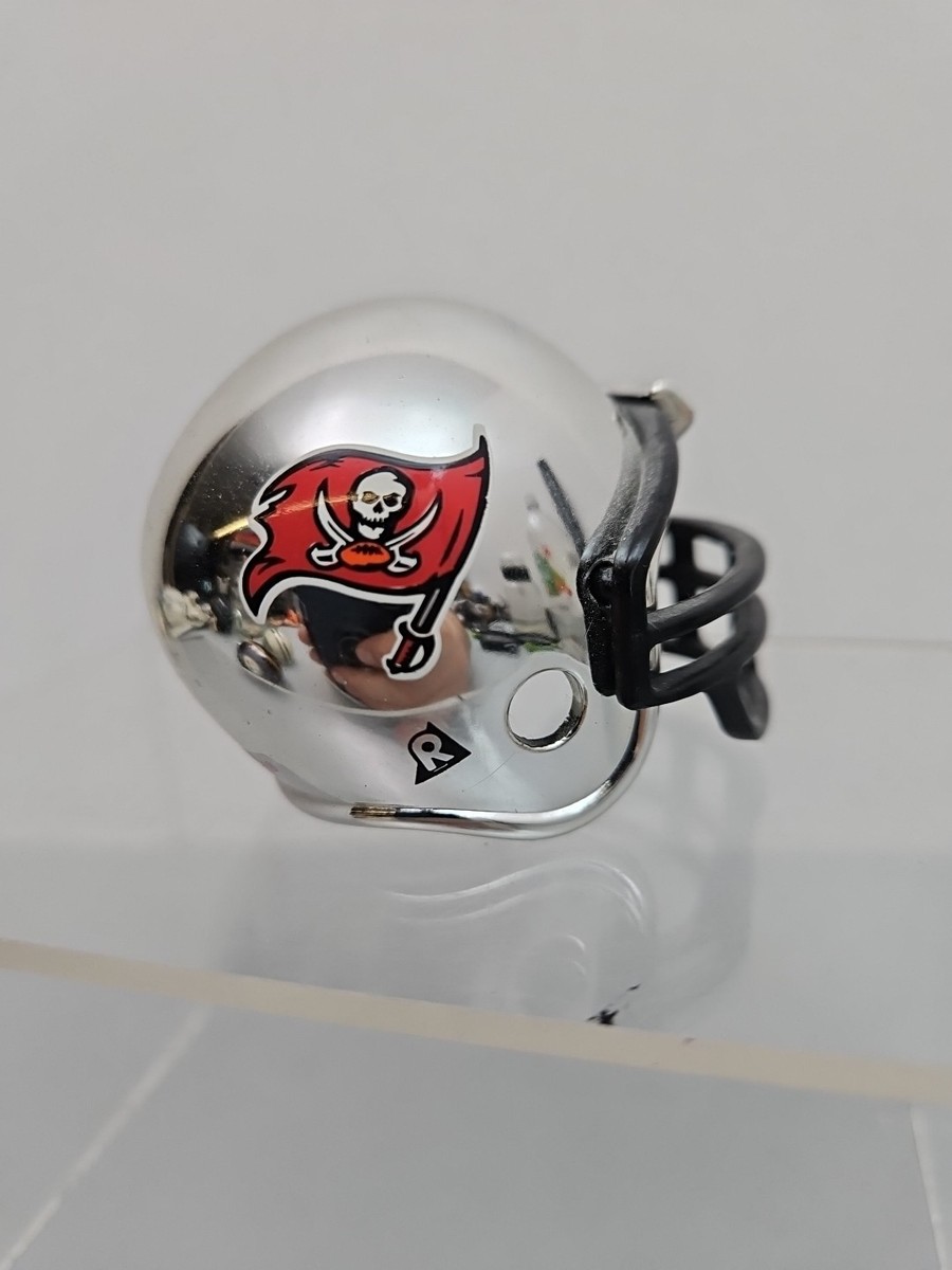 Riddell pocket pro football helmet Tampa Bay Buccaneers CHROME