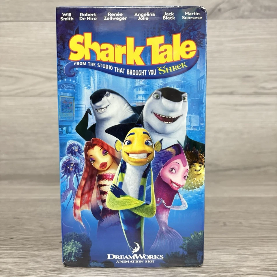 Shark Tale VHS DreamWorks Animation Will Smith Jack Black Factory Sealed 2004 - Image 2 of 4
