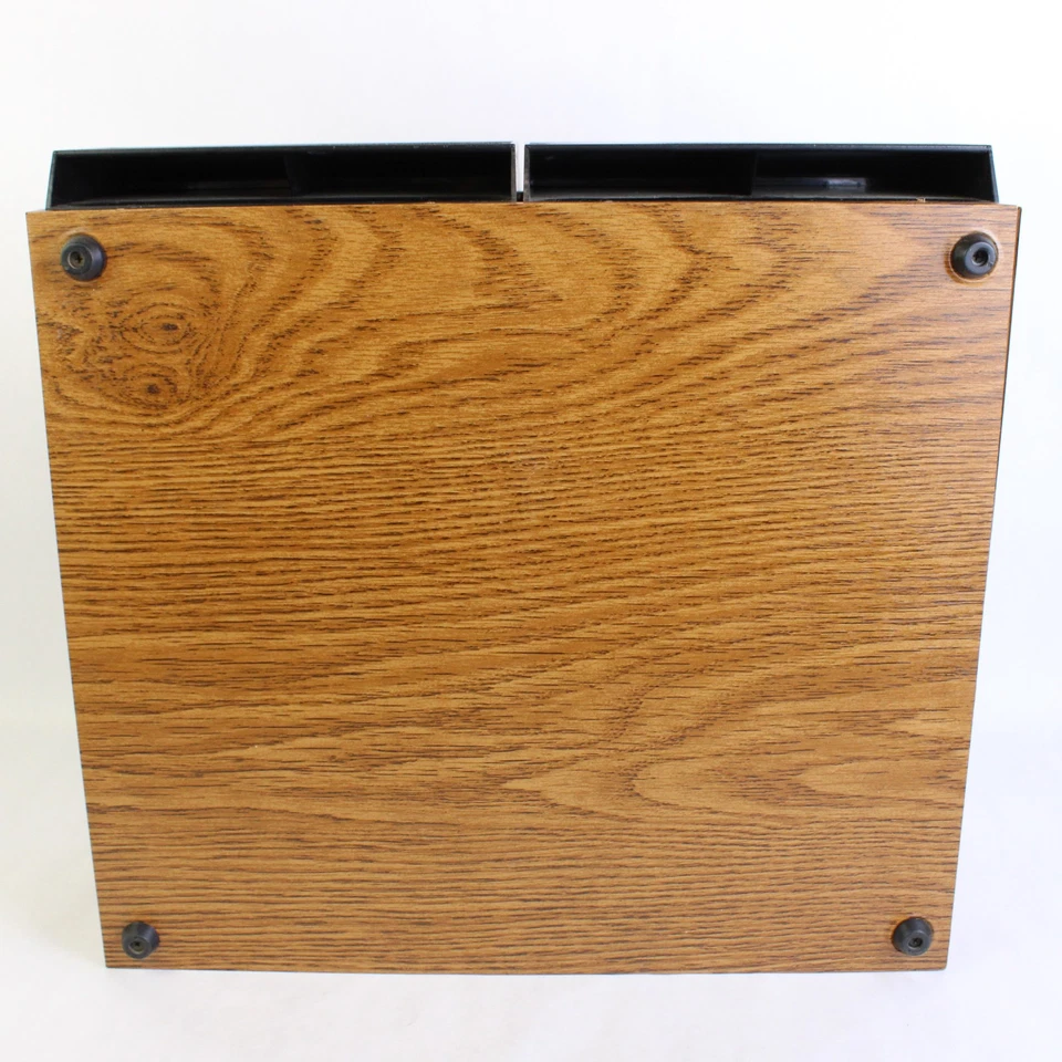 Gabinetes de almacenamiento de cinta VHS vintage organizadores de 24 cintas y 2 cajones Foto 2 de 4