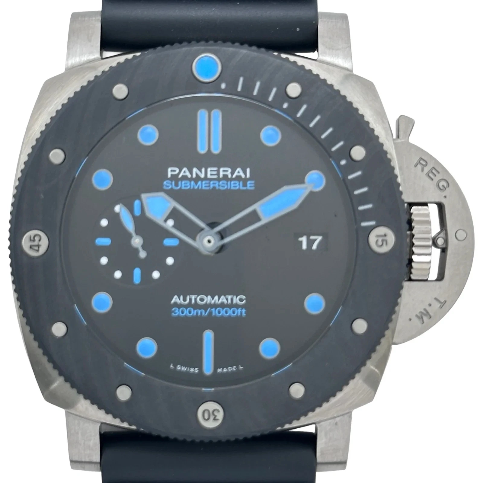 Panerai — PANERAI 1000 PAM00799 47mm Black Dial Automatic Watch 2021 #OKW731