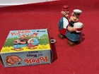 Marx Popeye and Wimpy Wind-up Toy 1966 Vintage with Original Box for Collectors