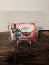 2022 Topps Inception Autograph Patch Rafael Devers 12/25