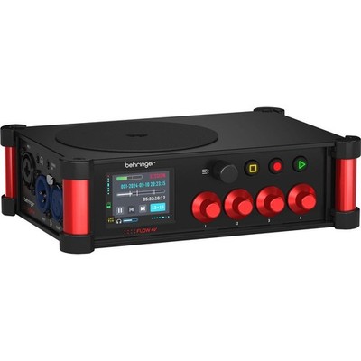 Behringer FLOW 4V Digital Audio Mixer and Field Recorder with Wireless Remote Co