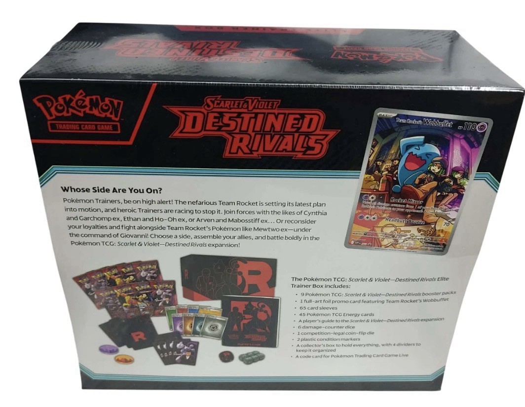 Pokemon TCG Scarlet and Violet: Destined Rivals Elite Trainer Box ETB | eBay