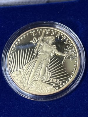 感謝価格✨博物館級3k✨幻✨美✨AAAAAA アルプス モンブラン スモーキー✨ 1933 $20 Gold Plated Double Eagle National Collector's Mint COPY