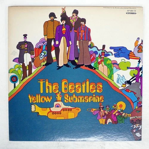 BEATLES YELLOW SUBMARINE APPLE AP8610 Japan VINYL LP
