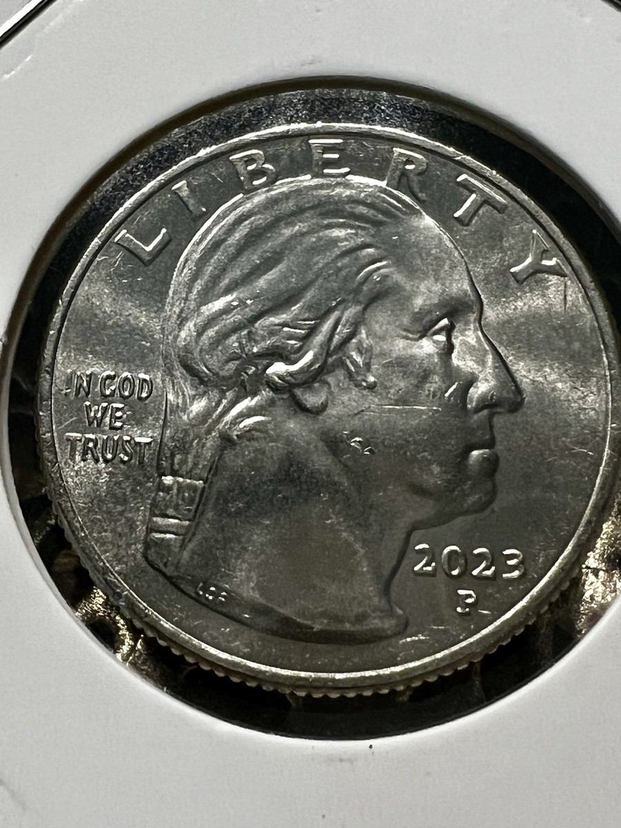 2023-P EDITH Kanaka'ole Quarter “IN GOD WE TRUST” Error + Die Chip
